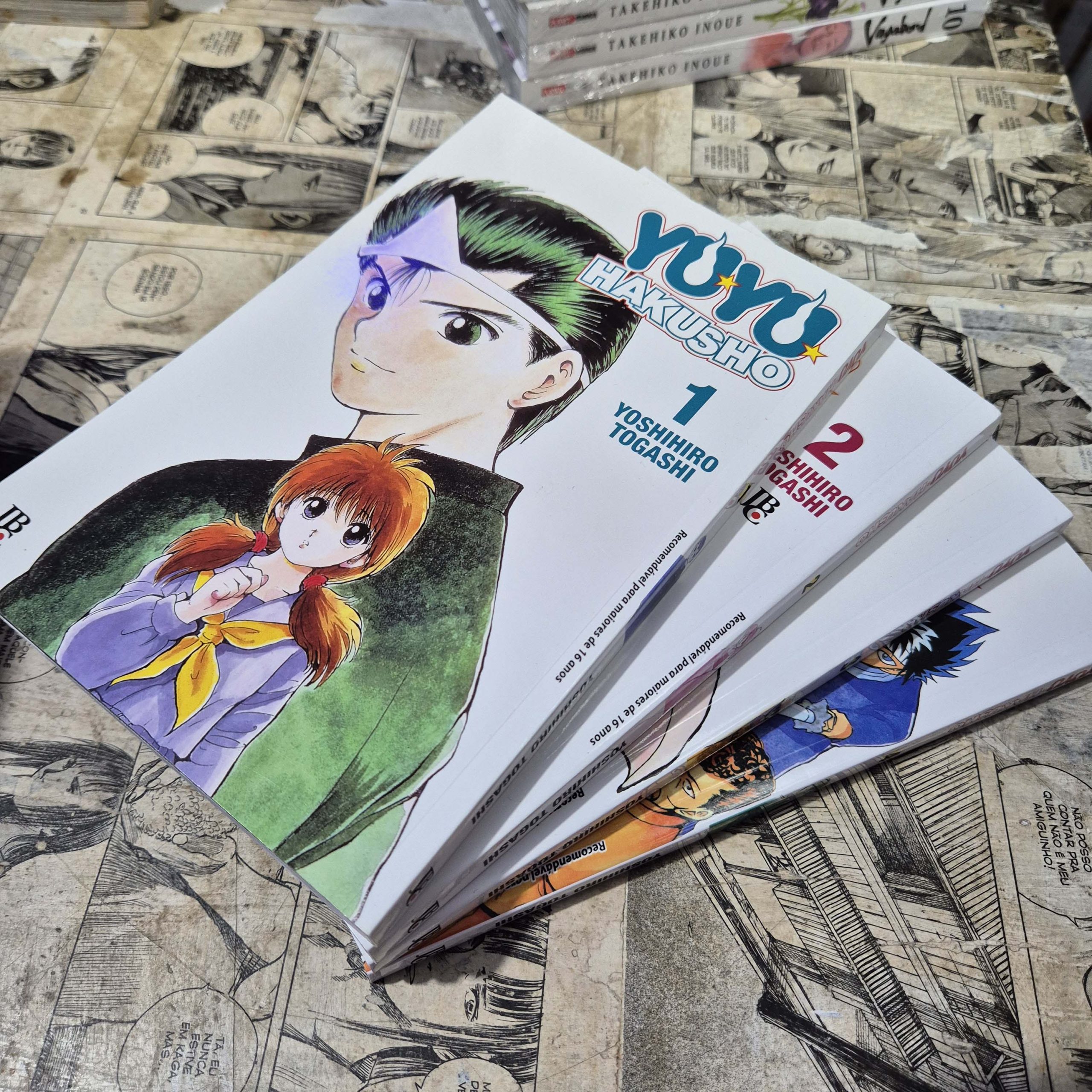 YuYu Hakusho - Vol.1 ao 4 (Lote #361)