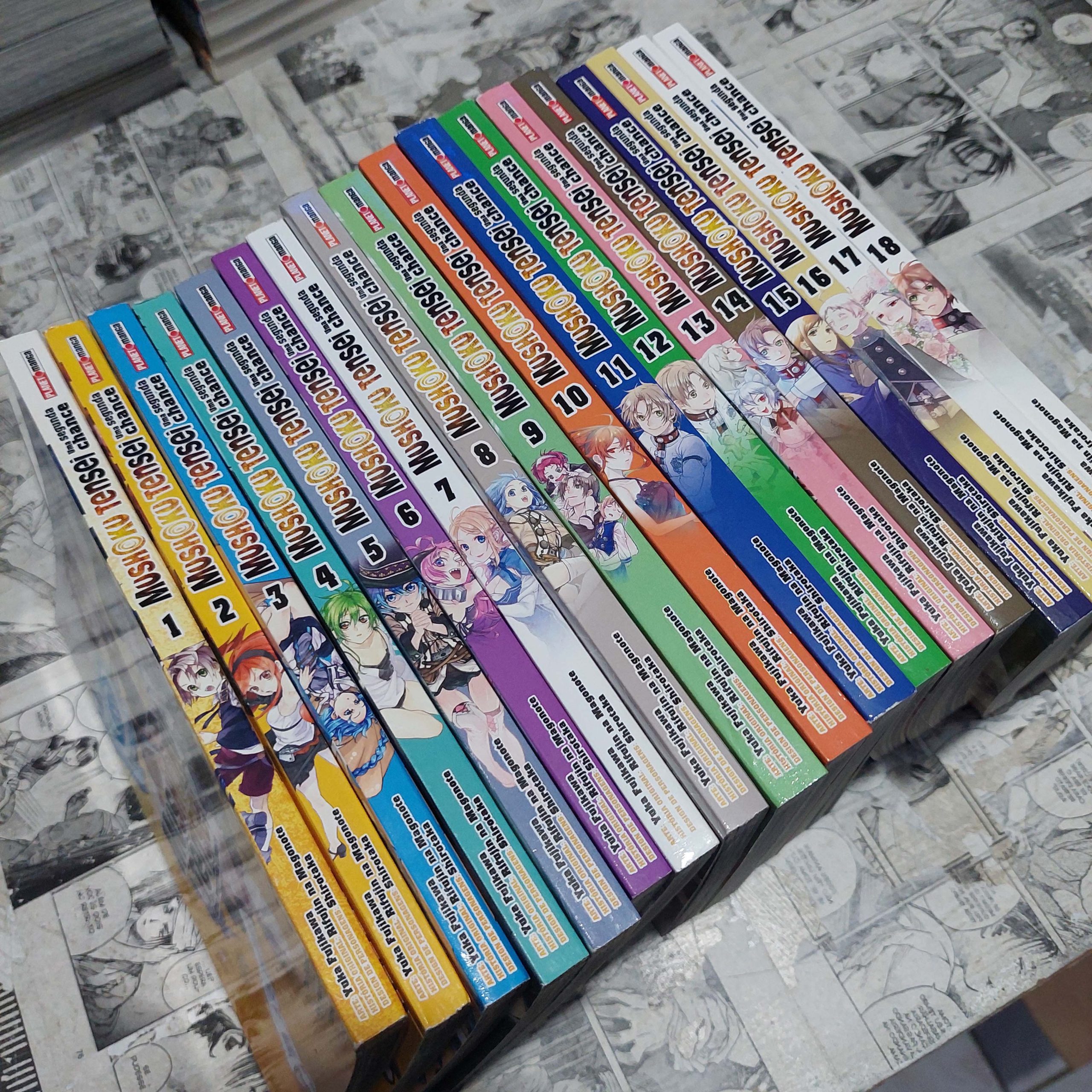 Mushoku Tensei - Vol.1 ao 18 (Lote #362)