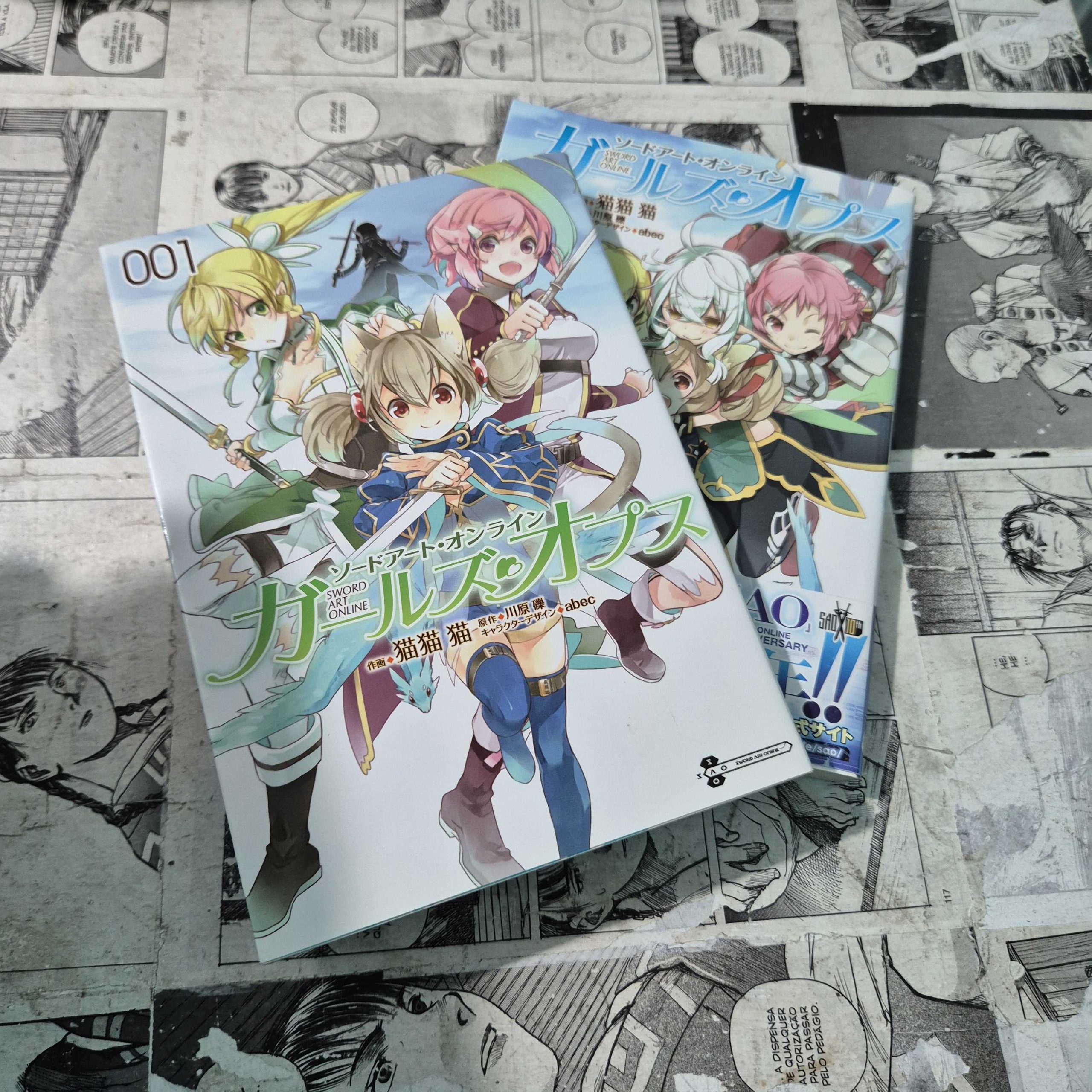 Sword Art Online Girls Operation em JPN - Vol.1 e 2 (Festival de Importados #31)